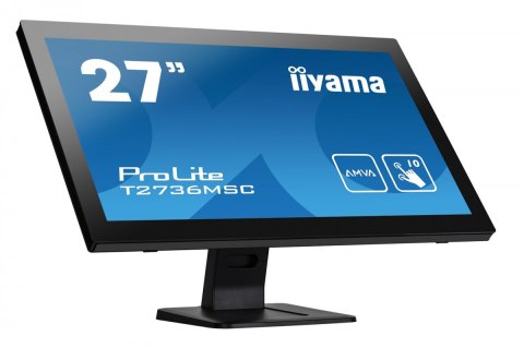IIYAMA Monitor 27 T2736MSC-B1 AMVA, 10pkt, pojemnościowy, HDMI, DP, USB