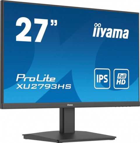 IIYAMA Monitor 27 cali XU2793HS-B7,IPS,HDMI,DP,ACR,2x2W,300cd