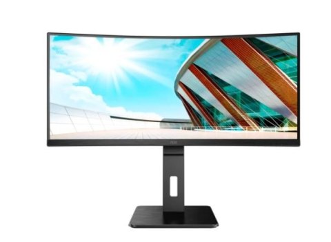 AOC Monitor CU34P2A 34 cale VA Curved 100Hz HDMIx2 DP regulacja wysokości AOC Monitor CU34P2A 34 cale VA Curved 100Hz HDMIx2 DP regulacja wysokości