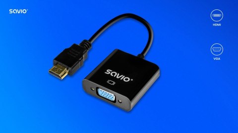 Savio Adapter HDMI-VGA AK-75 Savio Adapter HDMI-VGA AK-75