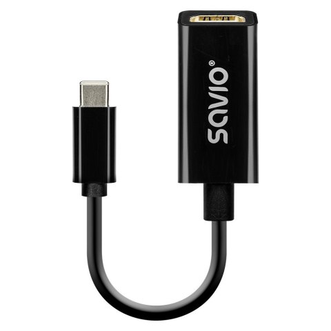 Savio Adapter USB-C (M) - HDMI (F), 4K, 30Hz, plastik, AK-79 Savio Adapter USB-C (M) - HDMI (F), 4K, 30Hz, plastik, AK-79