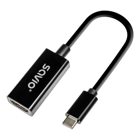 Savio Adapter USB-C (M) - HDMI (F), 4K, 30Hz, plastik, AK-79 Savio Adapter USB-C (M) - HDMI (F), 4K, 30Hz, plastik, AK-79