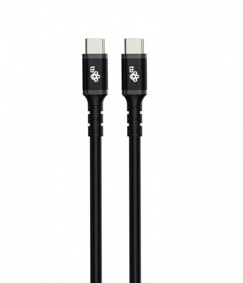 TB Kabel USB C - USB C 3m silikonowy czarny 2.0 TB Kabel USB C - USB C 3m silikonowy czarny 2.0