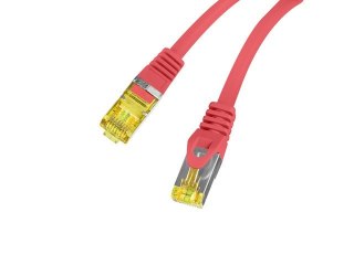 Lanberg Patchcord kat.6 S/FTP 3m czerwony