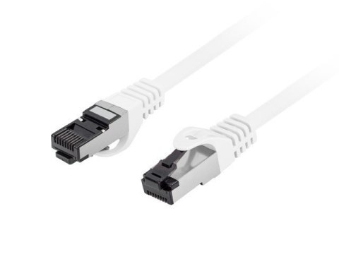 Lanberg Patchcord kat.8.1 S/FTP LSZH CU 0.25m biały fluke passed Lanberg Patchcord kat.8.1 S/FTP LSZH CU 0.25m biały fluke passed