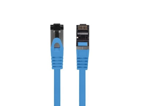 Lanberg Patchcord kat.8.1 S/FTP LSZH CU 1.5m niebieski fluke passed