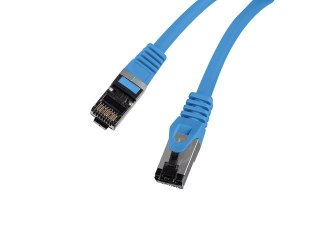 Lanberg Patchcord kat.8.1 S/FTP LSZH CU 1m niebieski fluke passed