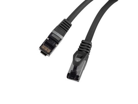 Lanberg Patchcord kat.8.1 S/FTP LSZH CU 2m czarny fluke passed Lanberg Patchcord kat.8.1 S/FTP LSZH CU 2m czarny fluke passed