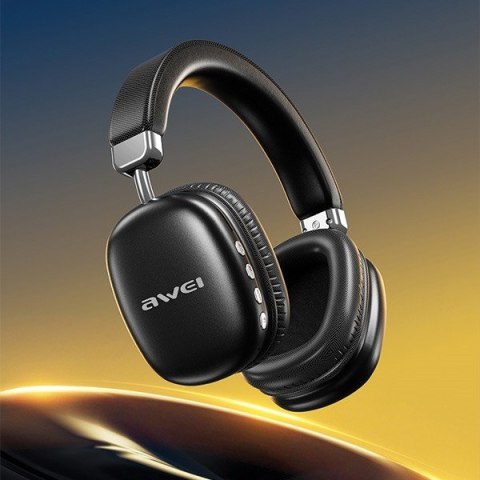 AWEI Słuchawki Bluetooth AT7 nauszne czarne AWEI Słuchawki Bluetooth AT7 nauszne czarne