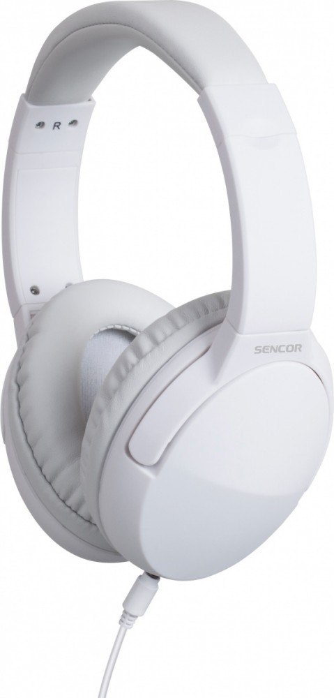 Sencor Słuchawki Stereo przewodowe SEP 636WH 100dB odłączany kabel 1,2m Sencor Słuchawki Stereo przewodowe SEP 636WH 100dB odłączany kabel 1,2m