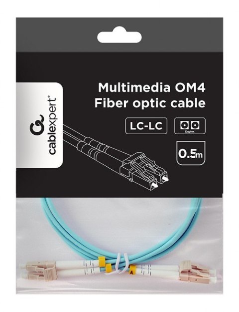 Gembird Kabel światłowodowy wielomodowy duplex OM4 50/125,LC/LC,30m Gembird Kabel światłowodowy wielomodowy duplex OM4 50/125,LC/LC,30m
