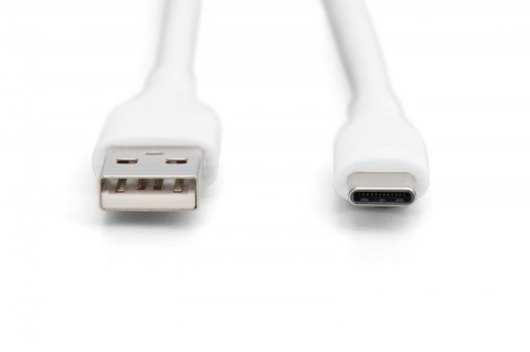 Digitus Kabel zasilający silikonowy USB-A - USB-C, USB 2.0 60W, 0,5m Biały Digitus Kabel zasilający silikonowy USB-A - USB-C, USB 2.0 60W, 0,5m Biały