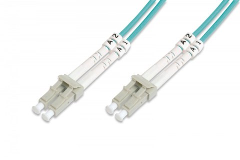 Digitus Patch cord światłowodowy FO LC-LC MM 50/125 OM3 duplex LSOH 20m Turkusowy Digitus Patch cord światłowodowy FO LC-LC MM 50/125 OM3 duplex LSOH 20m Turkusowy