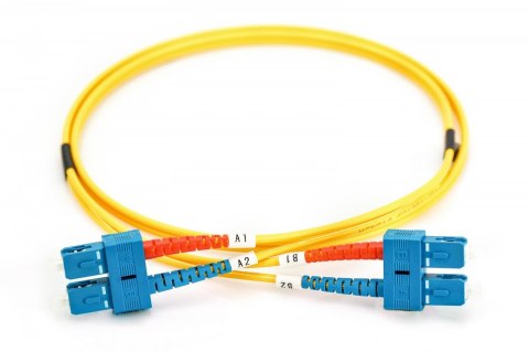 Digitus Patch cord światłowodowy FO SC-SC SM 9/125 OS2 duplex LSOH 3m, Żółty Digitus Patch cord światłowodowy FO SC-SC SM 9/125 OS2 duplex LSOH 3m, Żółty