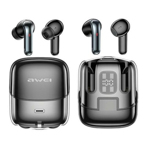 AWEI Słuchawki Bluetooth 5.3 TWS T79 ENC podwójne dokanałowe i douszne 2w1 AWEI Słuchawki Bluetooth 5.3 TWS T79 ENC podwójne dokanałowe i douszne 2w1