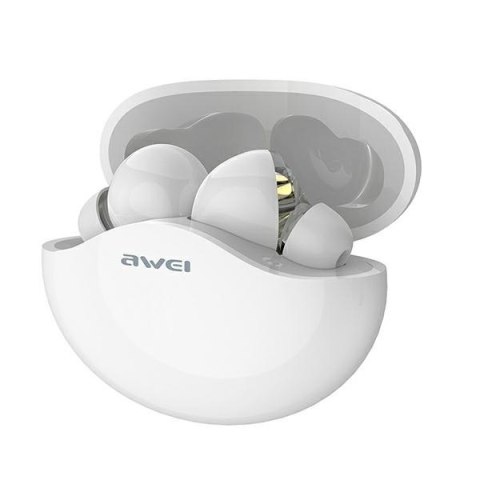 AWEI Słuchawki Bluetooth TWS T12 Białe AWEI Słuchawki Bluetooth TWS T12 Białe