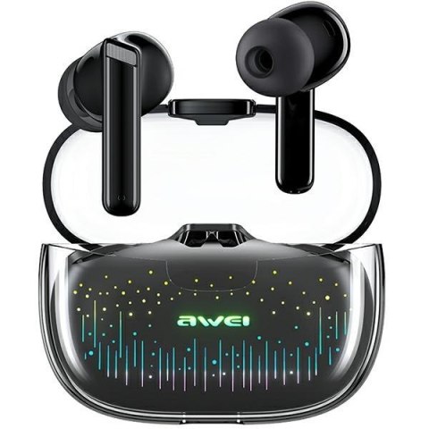 AWEI Słuchawki Bluetooth TWS T52 Pro2 Czarne AWEI Słuchawki Bluetooth TWS T52 Pro2 Czarne