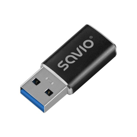 Savio Adapter USB-C 3.1 (F) - USB-A 3.1 (M) AK-81 Savio Adapter USB-C 3.1 (F) - USB-A 3.1 (M) AK-81