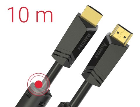 Hama Kabel HDMI 2.0b 4k 10m pozłacane końcówki Hama Kabel HDMI 2.0b 4k 10m pozłacane końcówki