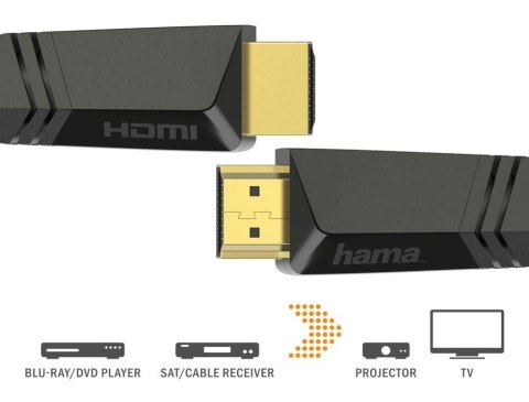 Hama Kabel HDMI 2.0b 4k 10m pozłacane końcówki Hama Kabel HDMI 2.0b 4k 10m pozłacane końcówki