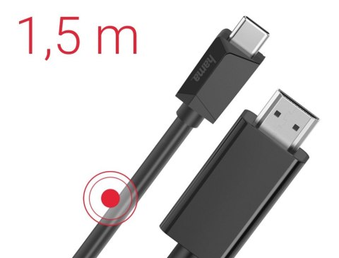 Hama Kabel USB-C HDMI 4k 1,5m Hama Kabel USB-C HDMI 4k 1,5m