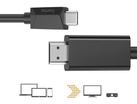 Hama Kabel USB-C HDMI 4k 1,5m Hama Kabel USB-C HDMI 4k 1,5m