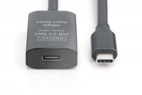 Digitus Kabel przedłużający aktywny USB-C - USB-C, USB 3.2 Gen1, 5Gbps, 10m Digitus Kabel przedłużający aktywny USB-C - USB-C, USB 3.2 Gen1, 5Gbps, 10m