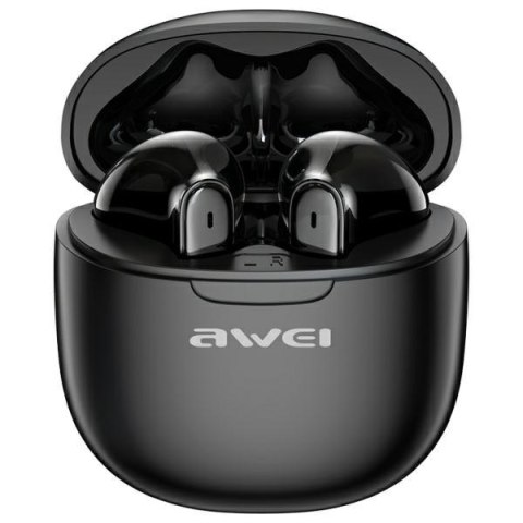 AWEI Słuchawki Bluetooth 5.3 T68 TWS ENC Czarne AWEI Słuchawki Bluetooth 5.3 T68 TWS ENC Czarne