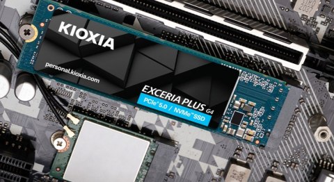 Kioxia Dysk SSD Exceria Plus G4 2TB PCIe Gen5x4 10000/8200 Kioxia Dysk SSD Exceria Plus G4 2TB PCIe Gen5x4 10000/8200