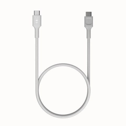 Green Cell Kabel USB-C-USB-C PowerFlex 100W silikonowy 1.2m biały