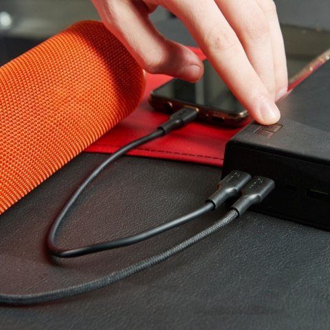 Green Cell Kabel USB-C-USB-C PowerFlex 100W silikonowy 1.2m zielony