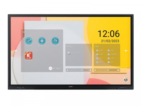 Sharp Monitor PN-LC752 75 cali UHD 350cd/m2 20 touch points Sharp Monitor PN-LC752 75 cali UHD 350cd/m2 20 touch points