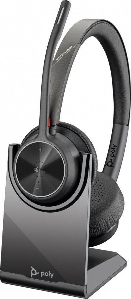 POLY Słuchawki Voyager 4320 Certyfikat MS + adapter BT700 + stacja ładująca77Z00AA POLY Słuchawki Voyager 4320 Certyfikat MS + adapter BT700 + stacja ładująca77Z00AA