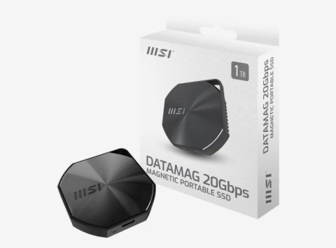 MSI Zewnętrzny dysk SSD DATAMAG 20Gbps 1TB MSI Zewnętrzny dysk SSD DATAMAG 20Gbps 1TB