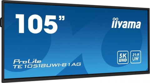 IIYAMA Monitor wielkoformatowy 104.6 cala TE10518UWI-B1AG INFRARED,40pkt,VA,21:9(5K),8xUSB, 8xMIC,2x16W+Subwoofer(16W),Android 13,WiFi,