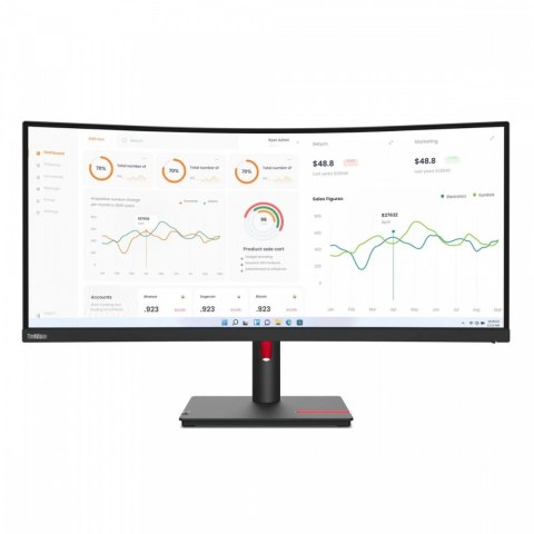 Lenovo Monitor 34.0 ThinkVision T34w-30 WLED LCD 63D4ZAT1EU
