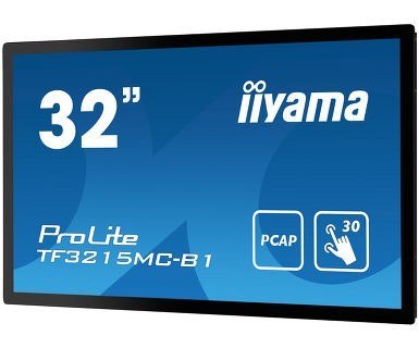 IIYAMA Monitor 32 TF3215MC-B1 Pojemnościowy 30 pkt AMVA VGA HDMI IP65