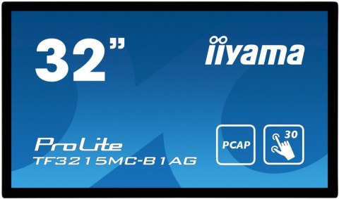 IIYAMA Monitor 32 TF3215MC-B1AG pojemnościowy 30PKT AMVA 24/7 IP65
