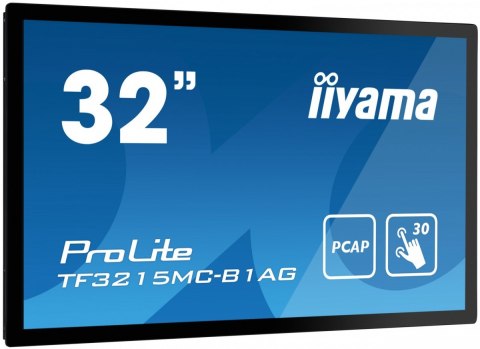 IIYAMA Monitor 32 TF3215MC-B1AG pojemnościowy 30PKT AMVA 24/7 IP65