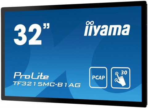 IIYAMA Monitor 32 TF3215MC-B1AG pojemnościowy 30PKT AMVA 24/7 IP65
