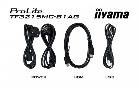 IIYAMA Monitor 32 TF3215MC-B1AG pojemnościowy 30PKT AMVA 24/7 IP65