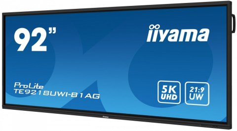 IIYAMA Monitor 92 cale TE9218UWI-B1AG, INFRARED,40pkt,VA,21:9,4xHDMI,DP, USB-C,RJ45,8/64GB