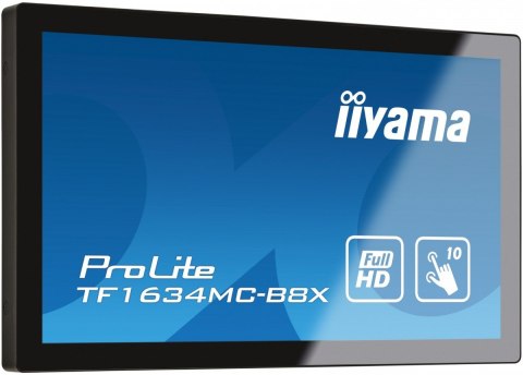 IIYAMA Monitor 15.6 cala TF1634MC-B8X IPS,poj.10pkt.450cd,IP65,7H,HDMI,DP IIYAMA Monitor 15.6 cala TF1634MC-B8X IPS,poj.10pkt.450cd,IP65,7H,HDMI,DP