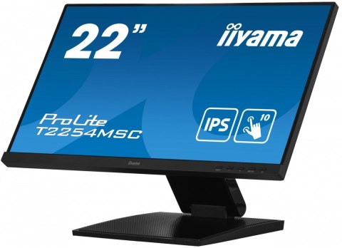 IIYAMA Monitor 21.5 cala T2254MSC-B1AG pojemnościowa 10 punktów, IPS, powłoka AG