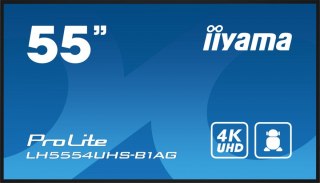 IIYAMA Monitor 55 cali LH5554UHS-B1AG 24/7, IPS, ANDROID.11, 4K, SDM, 2x10W