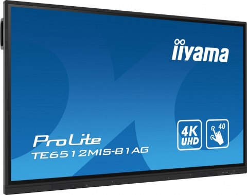 IIYAMA Monitor interaktywny 65 cali TE6512MIS-B1AG INFRARED,40pkt,IPS,4K,,7H,WiFi