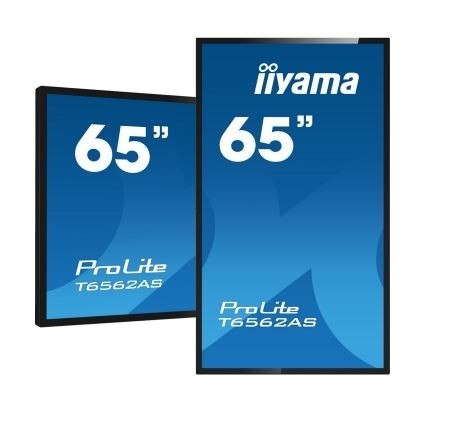 IIYAMA Monitor wielkoformatowy 65 cali T6562AS-B1 POJ.20PKT.24/7,IPS,500cd,ANDROID8.0 IIYAMA Monitor wielkoformatowy 65 cali T6562AS-B1 POJ.20PKT.24/7,IPS,500cd,ANDROID8.0