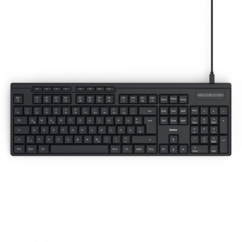 Hama Klawiatura CK-200 przewodowa Czarna Hama Klawiatura CK-200 przewodowa Czarna