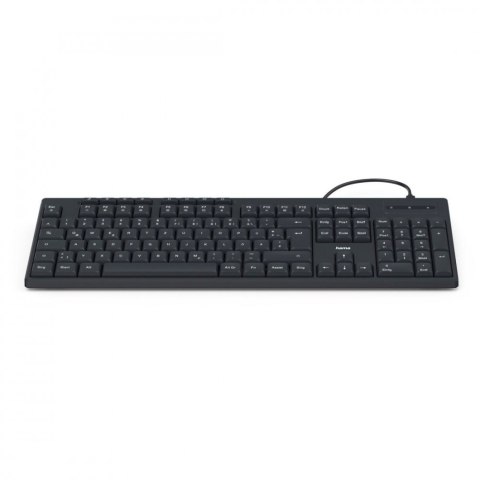 Hama Klawiatura CK-200 przewodowa Czarna Hama Klawiatura CK-200 przewodowa Czarna