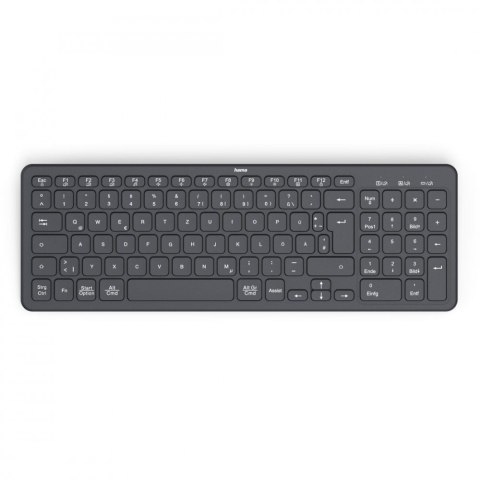 Hama Klawiatura WK-300 bezprzewodowa Czarna Hama Klawiatura WK-300 bezprzewodowa Czarna